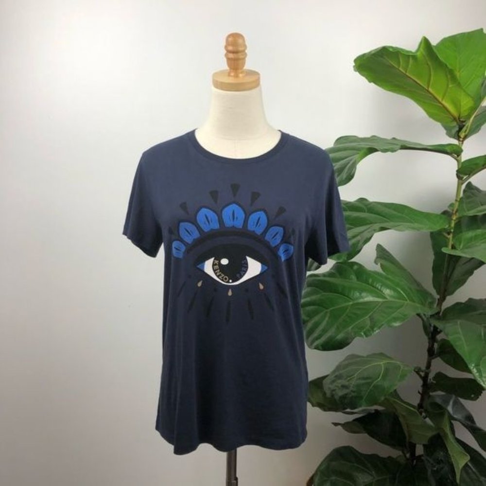 KENZO?Eye?Graphic?T-shirt In Blue Medium